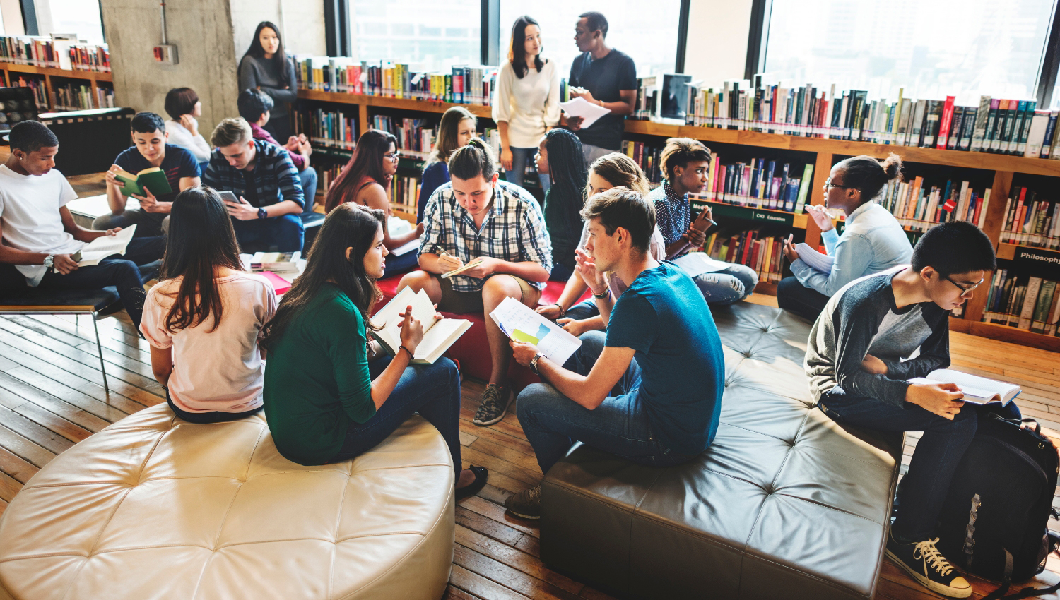 Diverse education shoot